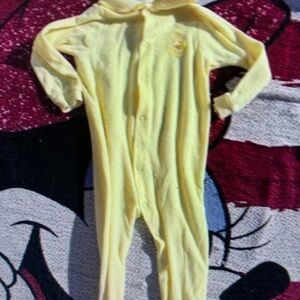 Yellow Baby One-Piece Footless Pajama - Soft Cozy Design
